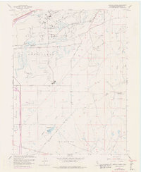 Download a high-resolution, GPS-compatible USGS topo map for Buffalo Creek, CA (1977 edition)