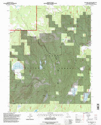 Download a high-resolution, GPS-compatible USGS topo map for Bullard Lake, CA (1998 edition)