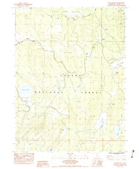 Download a high-resolution, GPS-compatible USGS topo map for Bullard Lake, CA (1983 edition)