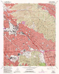 Download a high-resolution, GPS-compatible USGS topo map for Burbank, CA (1994 edition)