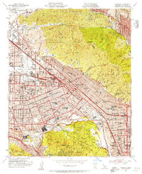 Download a high-resolution, GPS-compatible USGS topo map for Burbank, CA (1955 edition)