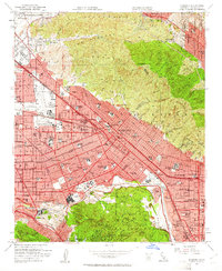 Download a high-resolution, GPS-compatible USGS topo map for Burbank, CA (1962 edition)