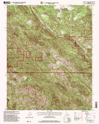 Download a high-resolution, GPS-compatible USGS topo map for Burnett Peak, CA (2000 edition)