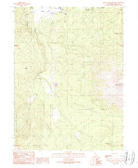 Download a high-resolution, GPS-compatible USGS topo map for Burney Mountain West, CA (1990 edition)