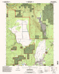 Download a high-resolution, GPS-compatible USGS topo map for Burney, CA (1998 edition)