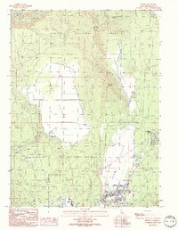 Download a high-resolution, GPS-compatible USGS topo map for Burney, CA (1990 edition)