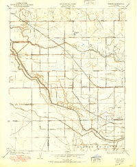 Download a high-resolution, GPS-compatible USGS topo map for Burrel, CA (1950 edition)