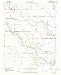 Download a high-resolution, GPS-compatible USGS topo map for Burrel, CA (1971 edition)