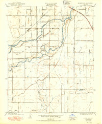 Download a high-resolution, GPS-compatible USGS topo map for Burris Park, CA (1950 edition)