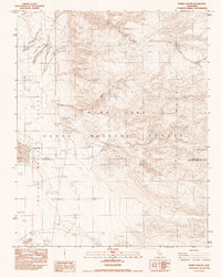 Download a high-resolution, GPS-compatible USGS topo map for Burro Canyon, CA (1983 edition)