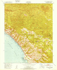Download a high-resolution, GPS-compatible USGS topo map for Burro Mountain, CA (1953 edition)