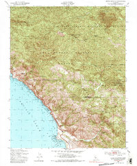 Download a high-resolution, GPS-compatible USGS topo map for Burro Mountain, CA (1983 edition)