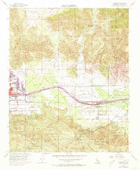 Download a high-resolution, GPS-compatible USGS topo map for Cabazon, CA (1973 edition)