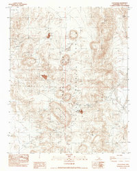 Download a high-resolution, GPS-compatible USGS topo map for Cactus Peak, CA (1983 edition)