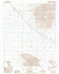 Download a high-resolution, GPS-compatible USGS topo map for Cadiz Lake NW, CA (1986 edition)
