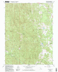 Download a high-resolution, GPS-compatible USGS topo map for Cahto Peak, CA (1994 edition)