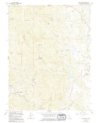 Download a high-resolution, GPS-compatible USGS topo map for Cahto Peak, CA (1994 edition)