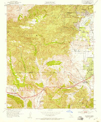 Download a high-resolution, GPS-compatible USGS topo map for Calabasas, CA (1958 edition)