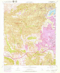 preview thumbnail of historical topo map of Calabasas, CA in 1952
