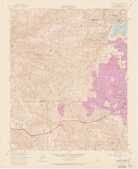 Download a high-resolution, GPS-compatible USGS topo map for Calabasas, CA (1968 edition)