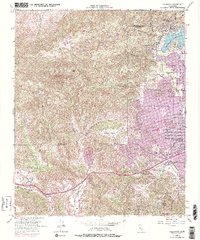 Download a high-resolution, GPS-compatible USGS topo map for Calabasas, CA (1979 edition)