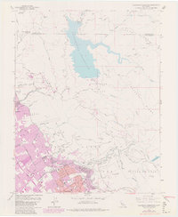 Download a high-resolution, GPS-compatible USGS topo map for Calaveras Reservoir, CA (1980 edition)
