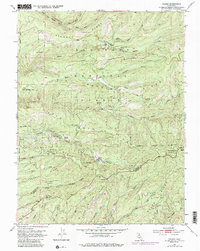 Download a high-resolution, GPS-compatible USGS topo map for Caldor, CA (1985 edition)