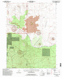 Download a high-resolution, GPS-compatible USGS topo map for Caldwell Butte, CA (1996 edition)