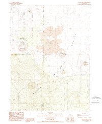 Download a high-resolution, GPS-compatible USGS topo map for Caldwell Butte, CA (1988 edition)