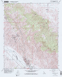 Download a high-resolution, GPS-compatible USGS topo map for Caliente Mtn, CA (1976 edition)