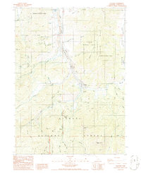Download a high-resolution, GPS-compatible USGS topo map for Callahan, CA (1986 edition)