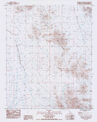 Download a high-resolution, GPS-compatible USGS topo map for Calumet Mountains, CA (1985 edition)
