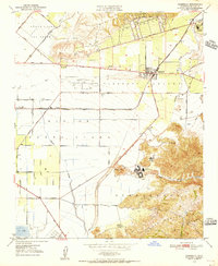 Download a high-resolution, GPS-compatible USGS topo map for Camarillo, CA (1956 edition)