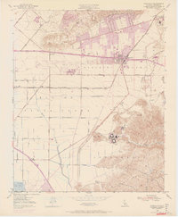 Download a high-resolution, GPS-compatible USGS topo map for Camarillo, CA (1968 edition)