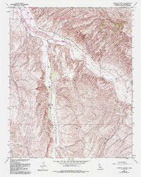 Download a high-resolution, GPS-compatible USGS topo map for Camatta Canyon, CA (1993 edition)
