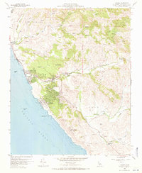 Download a high-resolution, GPS-compatible USGS topo map for Cambria, CA (1971 edition)