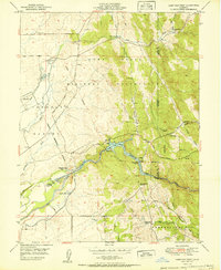 Download a high-resolution, GPS-compatible USGS topo map for Camp Far West, CA (1951 edition)