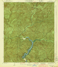preview thumbnail of historical topo map of Los Angeles County, CA in 1940