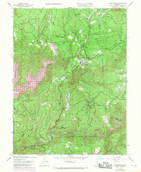 Download a high-resolution, GPS-compatible USGS topo map for Camptonville, CA (1971 edition)