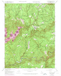 Download a high-resolution, GPS-compatible USGS topo map for Camptonville, CA (1974 edition)