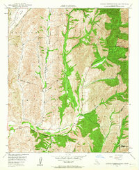 Download a high-resolution, GPS-compatible USGS topo map for Canada Gobernadora, CA (1964 edition)