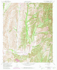 Download a high-resolution, GPS-compatible USGS topo map for Canada Gobernadora, CA (1980 edition)