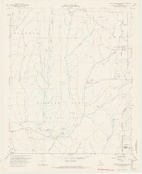 Download a high-resolution, GPS-compatible USGS topo map for Canada Gobernadora, CA (1970 edition)