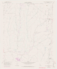 Download a high-resolution, GPS-compatible USGS topo map for Canada Gobernadora, CA (1978 edition)