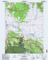 Download a high-resolution, GPS-compatible USGS topo map for Canby, CA (1997 edition)