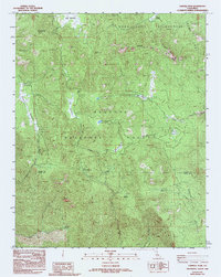 Download a high-resolution, GPS-compatible USGS topo map for Cannell Peak, CA (1994 edition)