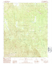 Download a high-resolution, GPS-compatible USGS topo map for Cannell Peak, CA (1987 edition)