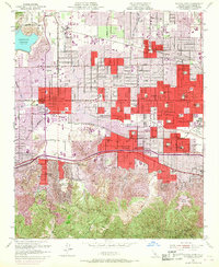 Download a high-resolution, GPS-compatible USGS topo map for Canoga Park, CA (1968 edition)
