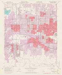 Download a high-resolution, GPS-compatible USGS topo map for Canoga Park, CA (1968 edition)