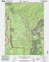 Download a high-resolution, GPS-compatible USGS topo map for Cant Hook Mountain, CA (2001 edition)